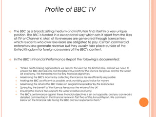 Profile of BBC TV | PPTX