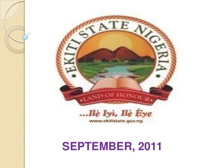 Profile of Ekiti State