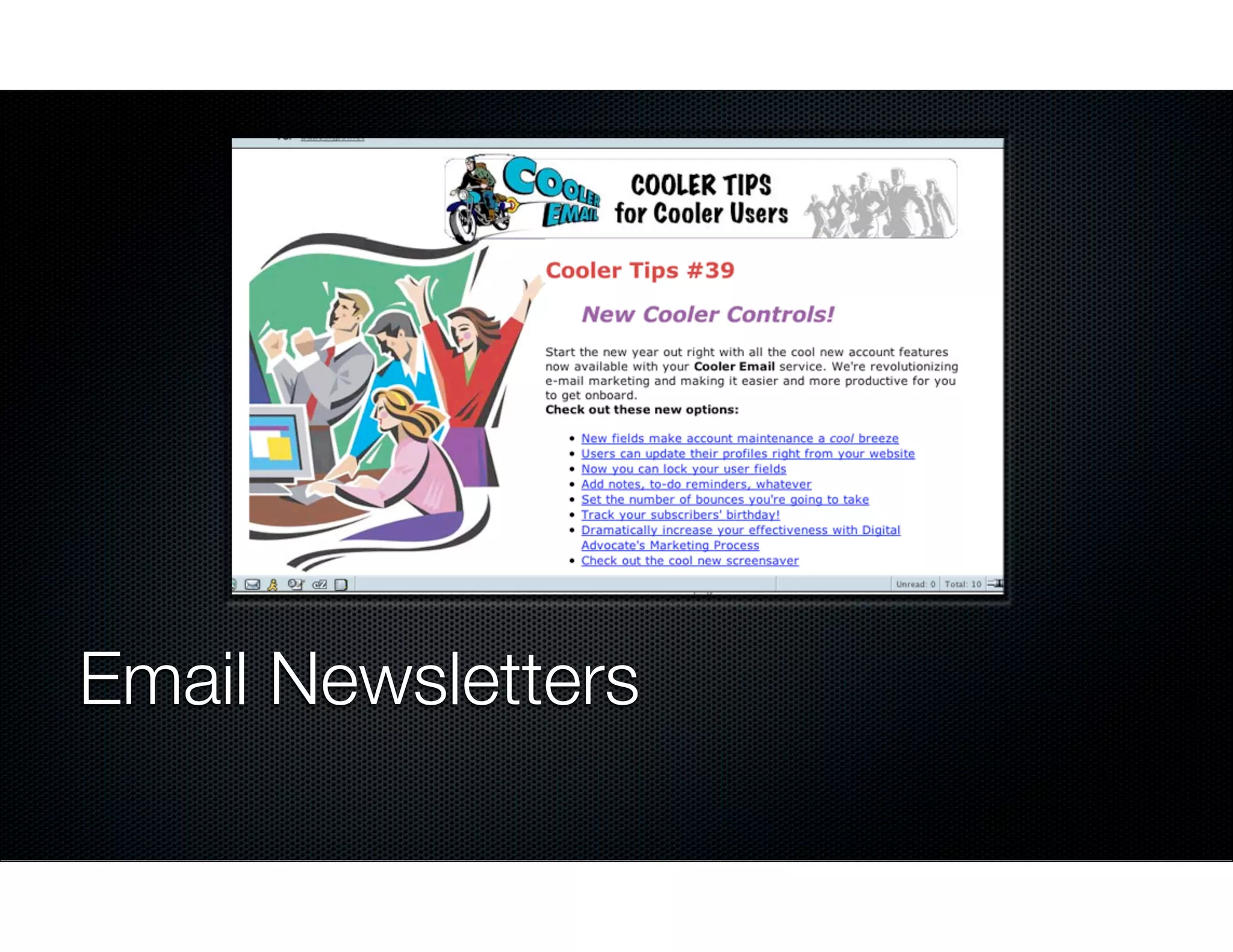 Email Newsletters

 