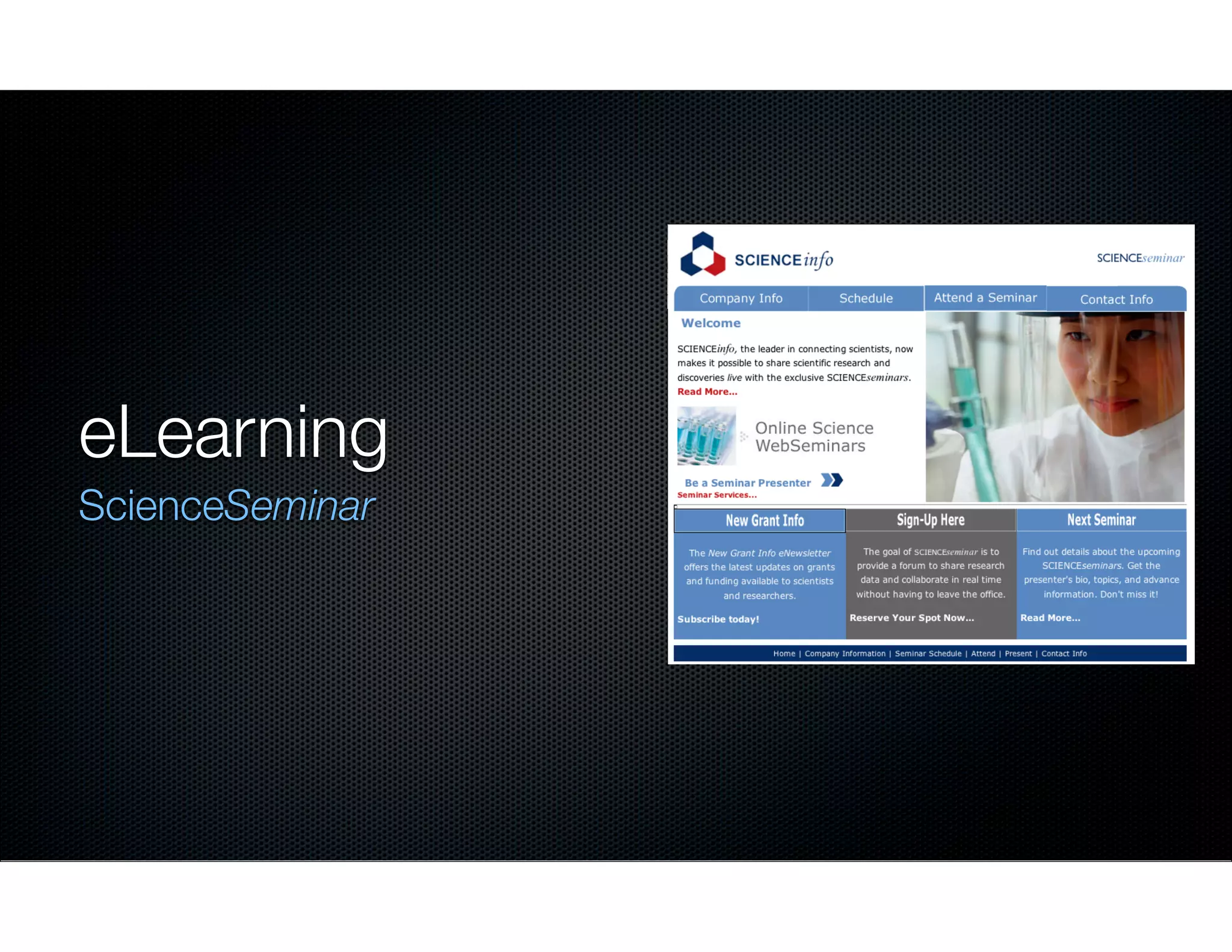 eLearning
ScienceSeminar

 