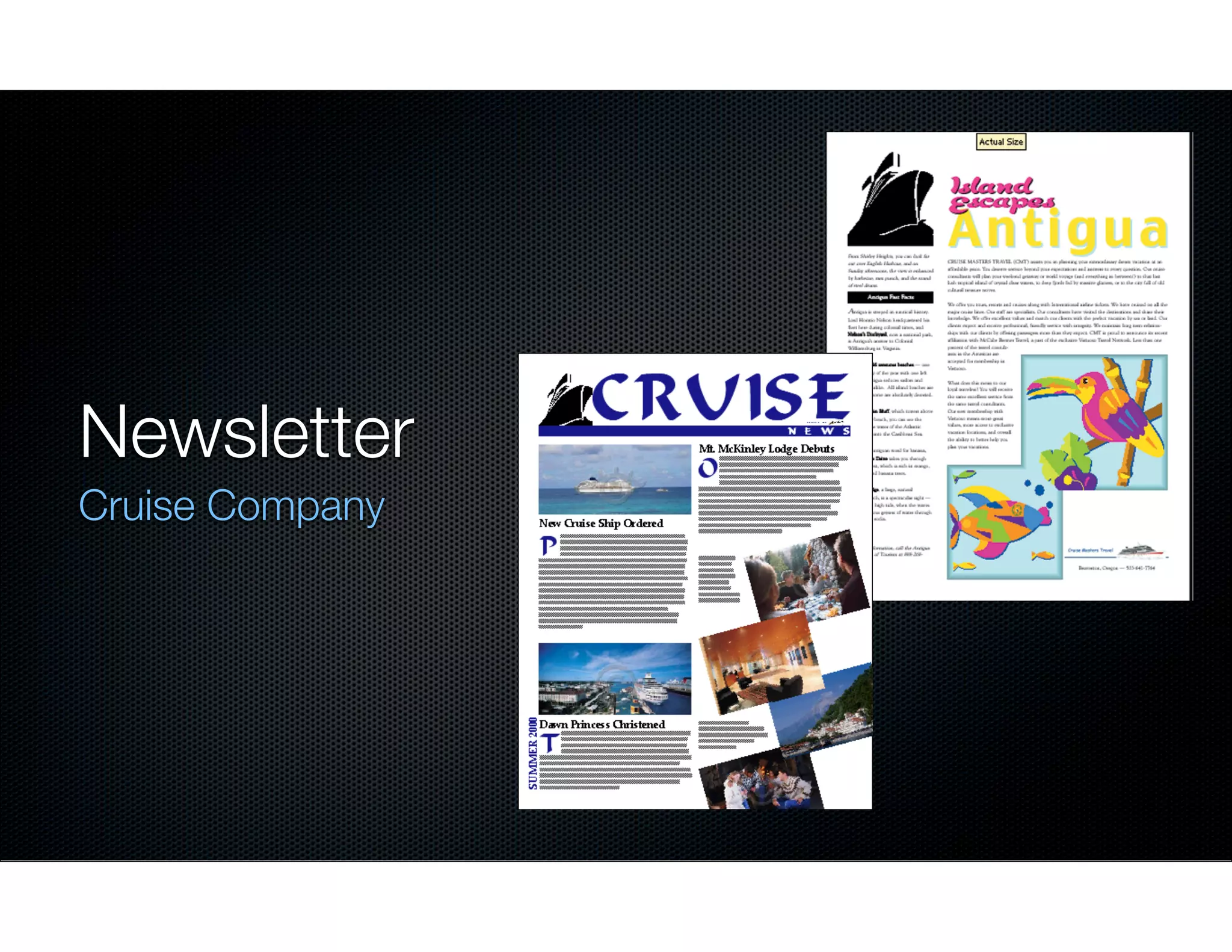 Newsletter
Cruise Company

 