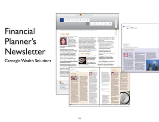 Financial
Planner’s
Newsletter
Carnegie Wealth Solutions
19
 