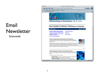 Email
Newsletter
Scienceinfo
37
 