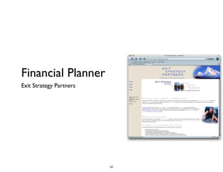 Financial Planner
Exit Strategy Partners
52
 
