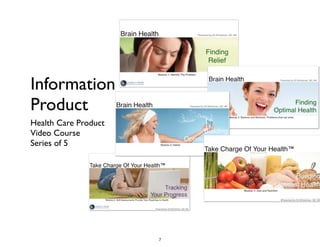 Information	

Product
Health Care Product	

Video Course	

Series of 5
7
 
