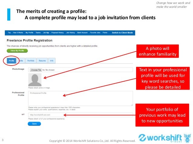 Profile Registration