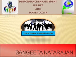 PERFORMANCE ENHANCEMENT
TRAINER
AND
POWER COACH
 
