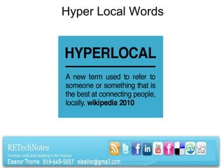 Hyper Local Words 