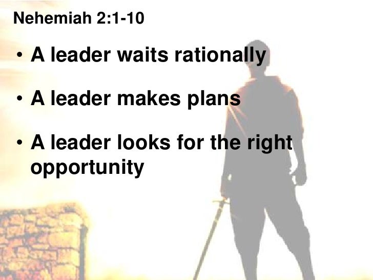 Profiles in Leadership - Nehemiah