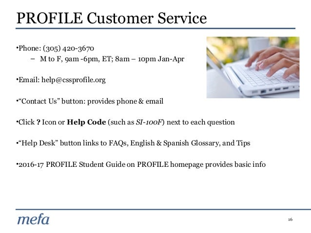 The Css Financial Aid Profile