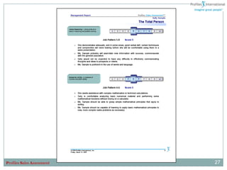 Profiles Sales Assessment   27
 