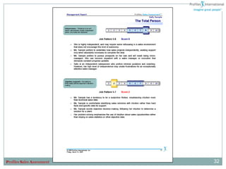 Profiles Sales Assessment   32
 