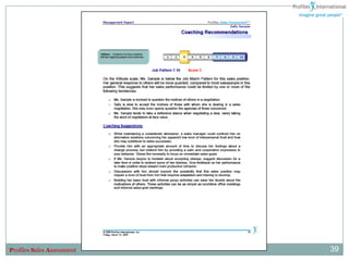Profiles Sales Assessment   39
 