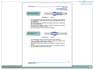 Profiles Sales Assessment   48
 