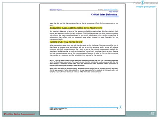 Profiles Sales Assessment   57
 