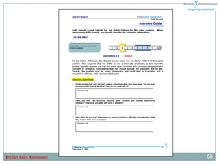 Profiles Sales Assessment   58
 