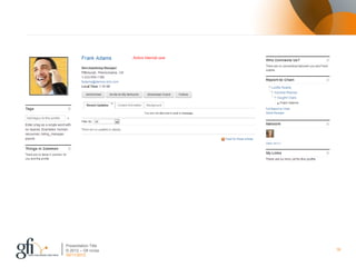 Presentation Title
© 2012 – Gfi nv/sa   16
30/11/2012
 