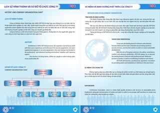 Thiết kế profile công ty Việt Sun