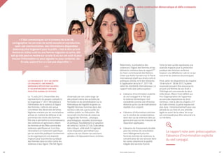 46
« Il faut communiquer sur le contenu de la loi 58,
cartographier les services de santé sexuelle et reproductive,
avoir une communication, des informations disponibles
beaucoup plus largement pour le public, c’est-à-dire qu’une
femme en milieu rural ou une femme migrante ou autre, elle
sait qu’elle peut se rendre sur ce site-là ou sur cet outil-là pour
trouver l’information ou pour signaler ou pour contacter, etc.
Et cela, aujourd’hui ce n’est pas disponible ! »
ONG
03. La Tunisie : entre construction démocratique et défis croissants
PROFIL GENRE TUNISIE | 2021 47
Néanmoins, la prévalence des
violences à l’égard des femmes et les
éléments contenus dans le rapport55
du Haut-commissariat des Nations
Unies aux droits humains sur le Pacte
international relatif aux droits civils et
politiques (2020), sont des obstacles
à l’application de la loi n° 2017-58
selon les standards internationaux. Le
rapport note avec préoccupation :
•	 L’absence d’incrimination explicite
du viol conjugal et le fait que
la violence domestique n’est
considérée comme une infraction
distincte qu’en cas de maltraitance
répétée d’un conjoint.
•	 L’absence d’informations précises
sur le nombre de condamnations
dans des cas de violences liées au
genre ainsi que sur les mesures de
réparation appliquées.
•	 L’absence de financement durable
pour les centres de consultation
sans hébergement pour les
femmes victimes de violences, la
concentration de ces services dans
les zones urbaines et la qualité
inégale des services fournis.
Cette loi bien qu’elle représente une
avancée majeure pour la protection
juridique des femmes renferme
toujours une défaillance rude en ce qui
concerne les violences économiques.
Ainsi, selon les dispositions du chapitre
19 de la loi n° 58 de 2017, la peine
maximale pouvant être encourue en
privant une femme de son droit à
l’héritage est une amende de deux
mille dinars. Mais s’il est déféré aux
fins d’appropriation de l’apporteur
au sens des dispositions du droit
commun, c’est-à-dire du chapitre 277
du Code criminel, la peine requise est
plus dure : l’emprisonnement pour une
période de six mois et une amende
égale au quart de la valeur de ce qui
est commandé pour être retourné à la
co-héritière.
LOI ORGANIQUE N° 2017-58 CONTRE
LES VIOLENCES : UNE AVANCÉE
INDÉNIABLE NÉCESSITANT UN APPUI
ET UN RENFORCEMENT CONTINUS
POUR ÊTRE DURABLE ET EFFICACE
Le 11 août 2017, l’Assemblée des
représentants du peuple a adopté la
loi organique n° 2017-58 relative à
l’élimination de la violence à l’égard
des femmes. Cette loi est venue
concrétiser des décennies de luttes
légitimes menées par les associations
actives en matière de défense et de
promotion des droits des femmes.
Elle vise à permettre la reconnaissance
des violences et agressions ciblant
les femmes et les filles comme des
violences spécifiques et, à ce titre,
nécessitant un traitement spécifique
par les autorités publiques tunisiennes.
La loi organique est une avancée
majeure pour la protection juridique
des femmes dans la lutte contre les
violences à leur égard. Elle fait figure
d’exemple par son cadre large car
elle prévoit même des activités de
formation et de sensibilisation sur la
thématique de l’égalité de genre ou
l’égalité femmes-hommes dans des
secteurs clés tels que la santé, les
médias publics ou l’éducation. Elle
reconnaît cinq formes de violences
à l’égard des femmes  : physique,
psychologique, sexuelle, économique
et politique. Parallèlement à l’adoption
de cette loi, l’article 227 du Code pénal,
très critiqué, a été aboli. Il s’agissait
d’une disposition permettant aux
auteurs de viol d’éviter les sanctions
pénales s’ils épousaient leurs victimes.
u
u
u
Le rapport note avec préoccupation
l’absence d’incrimination explicite
du viol conjugal.
 