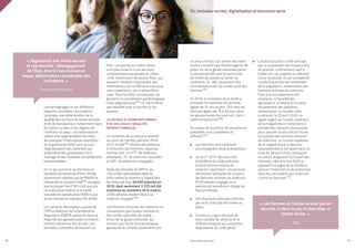 PROFIL GENRE TUNISIE | 2021
70 71
« Les femmes en Tunisie ne sont pas en
sécurité, ni dans la rue, ni chez elles, ni
toutes seules. »
ONG
Les témoignages et les différents
rapports consultés s’accordent à
constater une détérioration de la
qualité des services de santé sexuelle
et de la reproduction, notamment dans
les zones rurales et les régions de
l’intérieur du pays. Les observateurs
notent une augmentation du refus
de pratiquer l’interruption volontaire
de la grossesse (IVG), ainsi qu’une
stigmatisation des patientes qui
présentent des grossesses hors
mariage et des maladies sexuellement
transmissibles.
En ce qui concerne les femmes en
situation de handicap (FSH), l’étude
récemment réalisée par le FNUAP et
Humanité et Inclusion (HI)102 souligne
que la plupart des FSH n’ont aucune
connaissance relative à la santé
sexuelle et reproductive (SSR) ni aux
droits sexuels et reproductifs (DSR).
Les services des espaces jeunes de
l’Office National de la Famille et la
Population (ONFP), présents dans la
majorité des gouvernorats tunisiens,
restent méconnus des jeunes. Les
barrières culturelles demeurent un
frein. Les jeunes en milieu urbain
sont plus ouverts à ces services
contrairement aux jeunes en milieu
rural, notamment les jeunes filles, qui,
souvent, hésitent à demander des
informations sur la SSR et encore plus
une consultation, par crainte d’être
vues. Pour les filles comme pour les
garçons, la consultation gynécologique
reste stigmatisante103 et n’est même
pas abordée avec la famille ou les
parents.
LA VIOLENCE À L’ÉGARD DES FEMMES :
ÉTAT DES LIEUX ET INÉGALITÉS
INTERSECTIONNELLES
Le ministère de la Justice a recensé
au cours de l’année judiciaire 2016-
2017, 6 428104 affaires de violences
à l’encontre des femmes, réparties
comme suit : 43 %105 de violences
physiques, 7%  de violences sexuelles
et 50%  de violences conjugales.
Selon les données du MFFS, les
128 unités spécialisées dans la
lutte contre la violence à l’égard des
femmes ont reçu 65 000 plaintes en
2019, dont seulement 3 370 ont été
soumises au ministère de la Justice.
2 500 affaires étaient liées à la
violence conjugale106.
Les femmes victimes de violences ne
connaissent pas toutes l’existence
des unités spéciales de police
et/ou de la garde nationale, qui
ne sont pas facile d’accès (chaque
gouvernorat compte seulement une
04. Inclusion sociale, digitalisation et économie verte
« Dégradation des droits sexuels
et reproductifs : désengagement
de l’État, droit à l’avortement en
risque, détérioration considérable des
indicateurs. »
Association féministe
ou deux unités). Ces unités devraient
toutes compter une femme agente de
police ou de la garde nationale parmi
le personnel afin que la survivante
de violences puisse se sentir en
confiance. Or, 38% seulement des
fonctionnaires de ces unités sont des
femmes107.
En 2016, le ministère de la Santé a
constaté 34 meurtres de femmes
âgées de 15 ans et plus, 153 viols de
femmes âgées de 15 à 49 ans, dans
les gouvernorats du nord-est, nord-
ouest et Kasserine108.
Au niveau de la justice, les procédures
judiciaires sont complexes et
difficiles109 :
•	 Les femmes sont rarement
accompagnées dans le processus.
•	 La loi n° 2017-58 reconnaît
le bénéfice de l’aide judiciaire
à toute femme victime de
violence. Cependant, ces services
demeurent paralysés et souvent
les femmes victimes de violences
(FVV) doivent engager un.e
avocat.e et prendre en charge les
frais juridiques.
•	 Les chambres spéciales prévues
par la loi n’ont pas été mises en
place.
•	 Certain.e.s juges refusent de
tenir compte de cette loi et se
réfèrent toujours aux anciennes
dispositions du Code pénal.
•	 L’accès à la justice a été entravé
par la suspension des travaux lors
du premier confinement sauf à
traiter les cas urgents ou relevant
d’une nécessité, ce qui a empêché
l’accès à la justice de l’ensemble
de la population, notamment des
femmes victimes de violences.
Face à la recrudescence des
violences, l’impunité des
agresseurs, le retard ou le refus
de paiement des pensions
alimentaires, la société civile
a adressé, le 20 avril 2020, un
appel urgent au Conseil supérieur
de la magistrature l’exhortant à
prendre les mesures nécessaires
pour assurer la sécurité et l’accès
à la justice des femmes victimes
de violences. Le Conseil supérieur
de la magistrature a répondu
favorablement à cet appel dans sa
note du 28 avril 2020, anticipant
un retour progressif du travail des
tribunaux dès le 4 mai 2020 et
appelant les juges de la famille à
assurer l’ordonnance de protection
dans les cas relatifs aux violences
contre les femmes110.
u
u
u
u
u
 