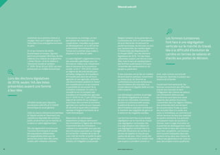 d’autoriser leurs enfants mineurs à
voyager, alors qu’il s’agissait jusqu’à
cette date d’une prérogative exclusive
du père.
En ce qui concerne les droits
économiques et sociaux, figurent
parmi les principales réformes, les lois
relatives à la création du programme
« Amen Social » et la loi relative à
l’économie sociale et solidaire
n° 2020-30 du 30 juin 2020, qui veut
promouvoir un modèle économique
à finalité sociale pour répondre
aux besoins collectifs et à l’intérêt
économique et social général.
Cette loi vise la croissance économique
et l’équité sociale en favorisant une
coexistence équitable des secteurs
public, privé et tiers sur le marché, et
ce dans un cadre réglementaire.
Elle vise également à promouvoir
l’inclusion économique et sociale
des populations défavorisées
et marginalisées telles que les
personnes vivant dans des zones
rurales, péri-urbaines, urbaines
et les jeunes au chômage, en leur
permettant de s’associer à des
coopératives, mutuelles ou groupes
de développement, et ce afin de les
autonomiser économiquement. La
Tunisie est le premier pays arabe à
disposer d’une telle loi cadre.
Le cadre législatif a également connu
des avancées spécifiques pour les
femmes en milieu rural, notamment
dans le domaine de la couverture
sociale. La loi n° 379-2019, relative
au régime de sécurité sociale pour
certaines catégories de travailleurs
et travailleuses dans les secteurs
agricoles et non agricoles, présente
une discrimination positive en faveur
des travailleuses en ce qui concerne
la possibilité de versement de la
cotisation à distance. En outre, la
nouvelle loi sur le transport des
travailleurs et travailleuses agricoles
(Loi n° 2019-51 du 11 juin 2019) a pour
objectif de mettre fin au transport
anarchique des ouvriers et ouvrières
agricoles non conforme aux mesures
de sécurité et ayant été à multiples
reprises à l’origine d’accidents de la
route dramatiques.
Néanmoins, de nombreuses
dispositions juridiques demeurent
discriminatoires à l’égard des femmes,
notamment des discriminations
relatives à la nationalité ainsi que des
discriminations associées au mariage
et à la famille : maintien de la dot, le
mari-chef de famille, la tutelle du père
sur les enfants mineurs, la garde des
enfants, et l’inégalité successorale.
Malgré l’adoption de la parité dans la
Constitution de 2014 et l’amendement
de la loi électorale introduisant la
parité horizontale, les femmes ne sont
pas représentées de manière égale
à l’Assemblée des Représentants
du Peuple (ARP). Lors des élections
législatives de 2019, 14% des listes
présentées avaient une femme à leur
tête, mais le taux de représentation
des femmes avait baissé à 22% pour
l’ensemble des représentant.e.s du
peuple au parlement.
Si des avancées ont eu lieu en matière
de participation politique, notamment
au niveau local, les femmes se
confrontent encore à de nombreuses
discriminations afin d’accéder à un
emploi décent et l’égalité réelle est loin
d’être atteinte.
Les stéréotypes sexistes, le partage
des tâches inégalitaires du travail
de soin non rémunéré, l’orientation
scolaire et professionnelle sexuée,
le plafond de verre ou encore les
discriminations salariales contribuent
à maintenir des inégalités de genre et
à renforcer les inégalités sociales.
Les femmes font face à une double
ségrégation sur le marché du travail :
une ségrégation horizontale, liée
à la segmentation des métiers et
une ségrégation verticale liée à la
difficulté d’évolution de carrière en
termes de salaires et d’accès aux
postes de décision. Ainsi l’accès des
femmes tunisiennes à un emploi n’est
pas toujours considéré comme un
droit, mais comme une activité
temporaire, destinée à subvenir aux
besoins de la famille.
Concernant l’entreprenariat, les
femmes rencontrent des difficultés
d’accès aux marchés et dans
l’intégration des chaines de valeurs.
Les entreprises détenues par
les femmes sont dans leur vaste
majorité, des petites structures,
concentrées dans les régions côtières,
plus présentes dans les secteurs
de consommation finale, ou dans
des activités liées à la santé, aux
soins, à l’esthétique, au commerce et
autres services sociaux (par exemple
les jardins d’enfants). Ces activités
connaissent moins de barrières à
l’entrée, mais il s’agit d’activités où
le potentiel de développement reste
assez limité et dans des secteurs qui
sont très compétitifs. Les femmes
sont souvent impliquées dans des
secteurs et/ou dans des chaines de
valeurs peu générateurs de revenus,
avec des emplois moins qualifiants.
PROFIL GENRE TUNISIE | 2021
10 11
Lors des élections législatives
de 2019, seules 14% des listes
présentées avaient une femme
à leur tête.
Les femmes tunisiennes
font face à une ségrégation
verticale sur le marché du travail,
liée à la difficulté d’évolution de
carrière en termes de salaires et
d’accès aux postes de décision.
Résumé exécutif
 