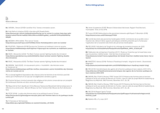 PROFIL GENRE TUNISIE | 2021
182 183
64. GREWAL, Sheran (2018) In another first, Tunisia criminalizes racism.
65. Arab Reform Initiative (2020). Interview with Khawla Ksiksi.
https://www.arab-reform.net/publication/facing-up-to-racism-in-tunisia-interview-with-
khawla-ksiksi/?fbclid=IwAR2k-9XKJcHRcnnnUDB2VLgdde2_rsnNvMIf7Z1XSJy45bf8PdYp-
ABsj8U
66. MOSBAH, Affet (2004) : Être noir en Tunisie.
https://www.jeuneafrique.com/112359/archives-thematique/etre-noire-en-tunisie/
67. POUESSEL, Stéphanie (2018) Pourquoi les Tunisiens se mobilisent contre le racisme.
https://www.middleeasteye.net/fr/opinion-fr/pourquoi-les-tunisiens-se-mobilisent-contre-
le-racisme
68. BAJEC, Alessandra (2020). The Black Tunisian women fighting ‘double discrimination’.
https://www.opendemocracy.net/en/5050/the-black-tunisian-women-fighting-double-
discrimination/
69. BAJEC, Alessandra (2020). The Black Tunisian women fighting ‘double discrimination’.
70. BANANI, Safa (2020) : Un mouvement contre « l’invisibilité » des femmes noires
en Tunisie est né.
https://www.middleeasteye.net/fr/en-bref/un-mouvement-contre-linvisibilite-des-femmes-
noires-en-tunisie-est-ne
71. Le concept égalité et équivalence des chances entre les femmes et les hommes avait été
retenu par le Parlement et non pas par la budgétisation sensible au genre.
72. D’autres facteurs comme la pression des religieux et les visions conservatrices ont prospéré.
De nombreuses femmes ont donc renoncé à participer.
73. Maya Jribi du Parti républicain, Emna Mansour Karouia du Mouvement démocratique pour la
réforme et la construction, Meriem Mnaour du Parti Tunisie et Abir Moussi du Parti destourien
libre.
74. OCDE (2018) : La place des femmes dans la vie politique locale en Tunisie.
https://www.oecd.org/mena/governance/la-place-des-femmes-dans-la-vie-politique-locale-
tunisie.pdf
75. 57 femmes et 160 hommes.
https://data.ipu.org/node/176/data-on-women?chamber_id=13546
76. Union Européenne (2018)  Mission d’observation électorale. Rapport final élections
municipales. Tunis, 6 mai 2018.
77. Turess (2018) Faible présence des personnes à besoins spécifiques (7 décembre 2018).
https://www.turess.com/fr/letemps/111303
78. Comité des droits des personnes handicapées (2020)  Contribution de la société civile à
l’examen des 2ème et 3ème rapports périodiques combinés présentés par la Tunisie pour
l’application de la Convention des droits des personnes handicapées.
79. INS (2020)  Indicateurs de l’emploi et du chômage de troisième trimestre de 2020.
http://www.ins.tn/sites/default/files/publication/pdf/Note_ENPE_3T2020.pdf
80. Fédération des entreprises d’insertion (2017) : Étude sur l’insertion par le travail dans onze
pays du pourtour méditerranéen : état des lieux et perspectives.
https://www.euromed-france.org/synthese-de-letude-linsertion-mediterranee-dune-rive-a-
lautre/
81. MARZOUK, Hamza (2018)  Porteurs d’handicap et emploi : long est le chemin. L’économiste
Maghrébin.
https://www.leconomistemaghrebin.com/2018/05/08/porteurs-handicap-emploi-long/
82. INS (2016) Caractéristiques des agents de la fonction publique et leurs salaires 2010-2014.
https://idaraty.tn/fr/publications/caracteristiques-des-agents-de-la-fonction-publique-et-
leurs-salaires-2010-2014
83. NIDHAL Ben Cheikh et Bureau TPAD Tunisie (2017) Présence des femmes dans la fonction
publique et accès aux postes de décision en Tunisie » dans le cadre du projet Mixité et leadership au
Maghreb et au Machrek, ONU Femmes, Décembre 2017, 26, 28.
84. NIDHAL Ben Cheikh et Bureau TPAD Tunisie (2017) Présence des femmes dans la fonction
publique et accès aux postes de décision en Tunisie » dans le cadre du projet Mixité et leadership au
Maghreb et au Machrek, ONU Femmes, Décembre 2017, 26, 28.
85. INS (2015) Rapport genre Tunisie.
http://www.ins.tn/sites/default/files/publication/pdf/rapport%20national%20genre%20
Site%20_0.pdf
86. Bulletin INS, n°4, mars 2017.
Notice bibliographique
Notes et références
a
 