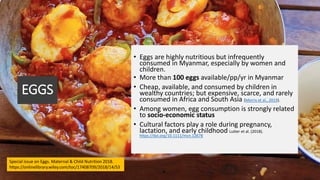 Profiling Food Insecurity and Rural Diets in Myanmar