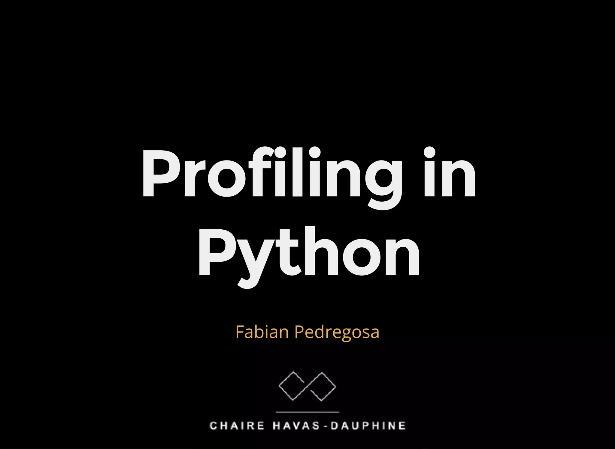 Profiling in Python | PPT