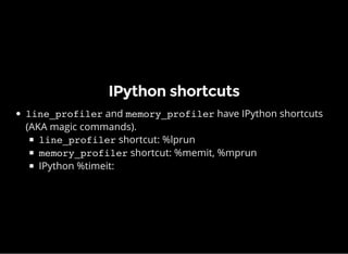 Profiling in Python | PPT