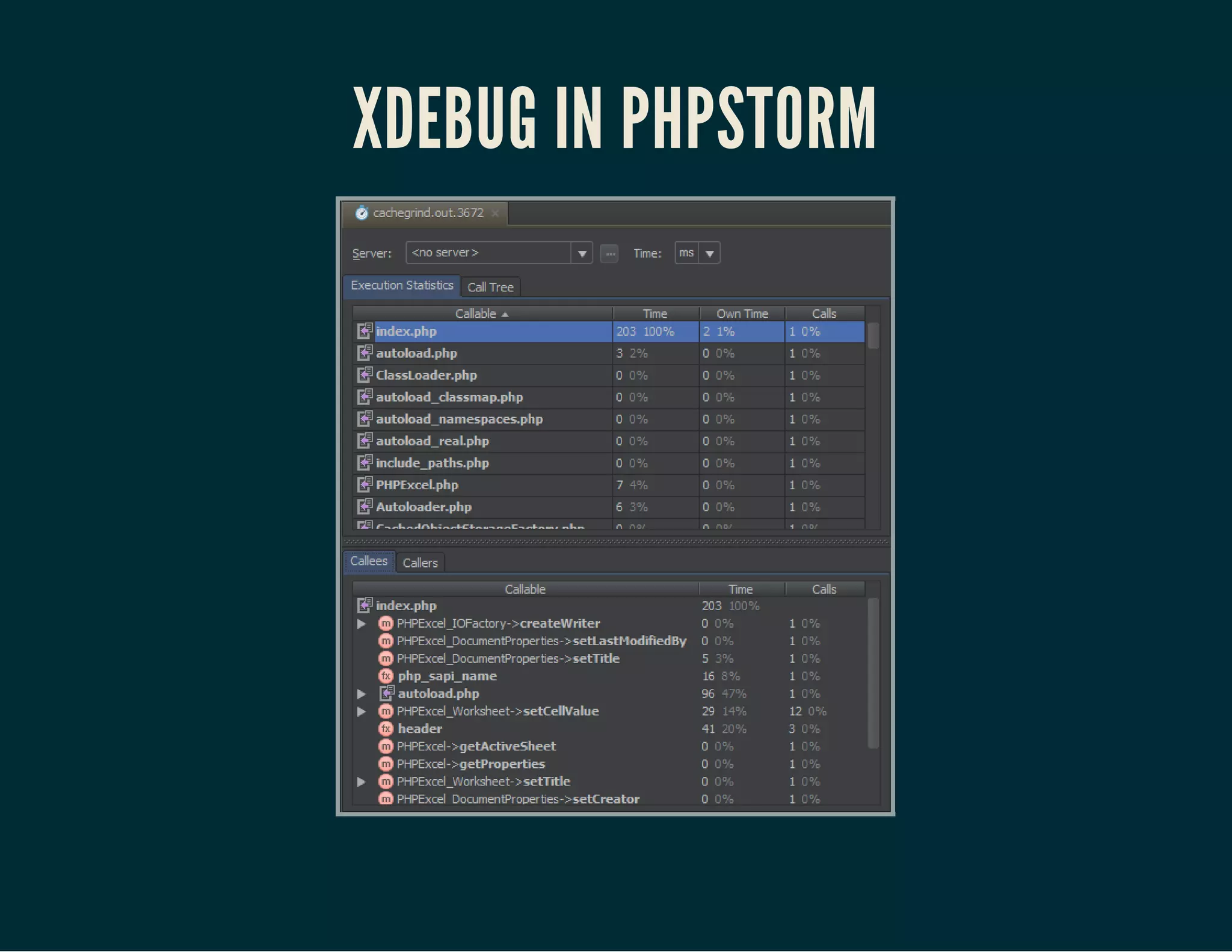 XDEBUG IN PHPSTORM 
 