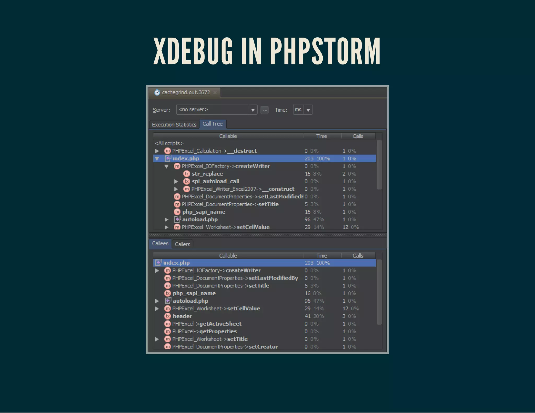 XDEBUG IN PHPSTORM 
 