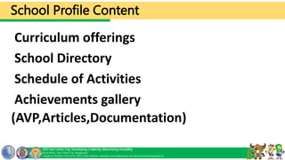 School Rcl Profiling Profiling School Information.pptx