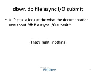 Logwriter Profiling the logwriter and database writer | PDF