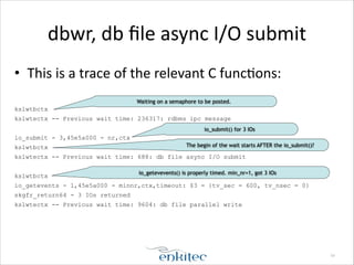 Logwriter Profiling the logwriter and database writer | PDF