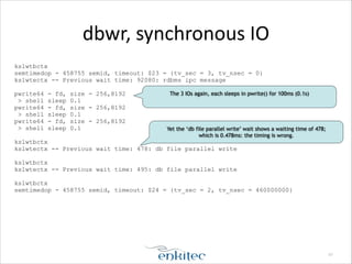 Logwriter Profiling the logwriter and database writer | PDF