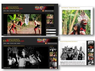 Pencari Kehidupan melalui Seni dan Budaya
