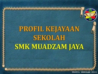 PROFIL KEJAYAAN
SEKOLAH
SMK MUADZAM JAYA
 