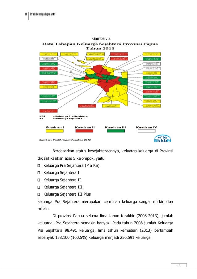 Profil Keluarga Papua Tahun 2014