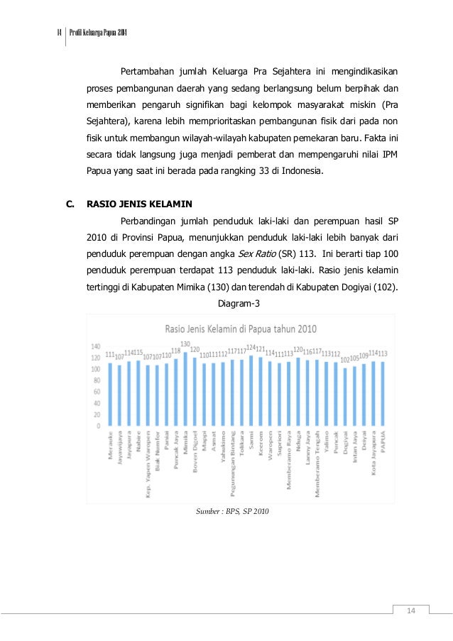 Profil Keluarga Papua Tahun 2014