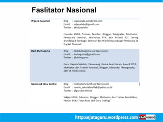 Faslitator Nasional 
 