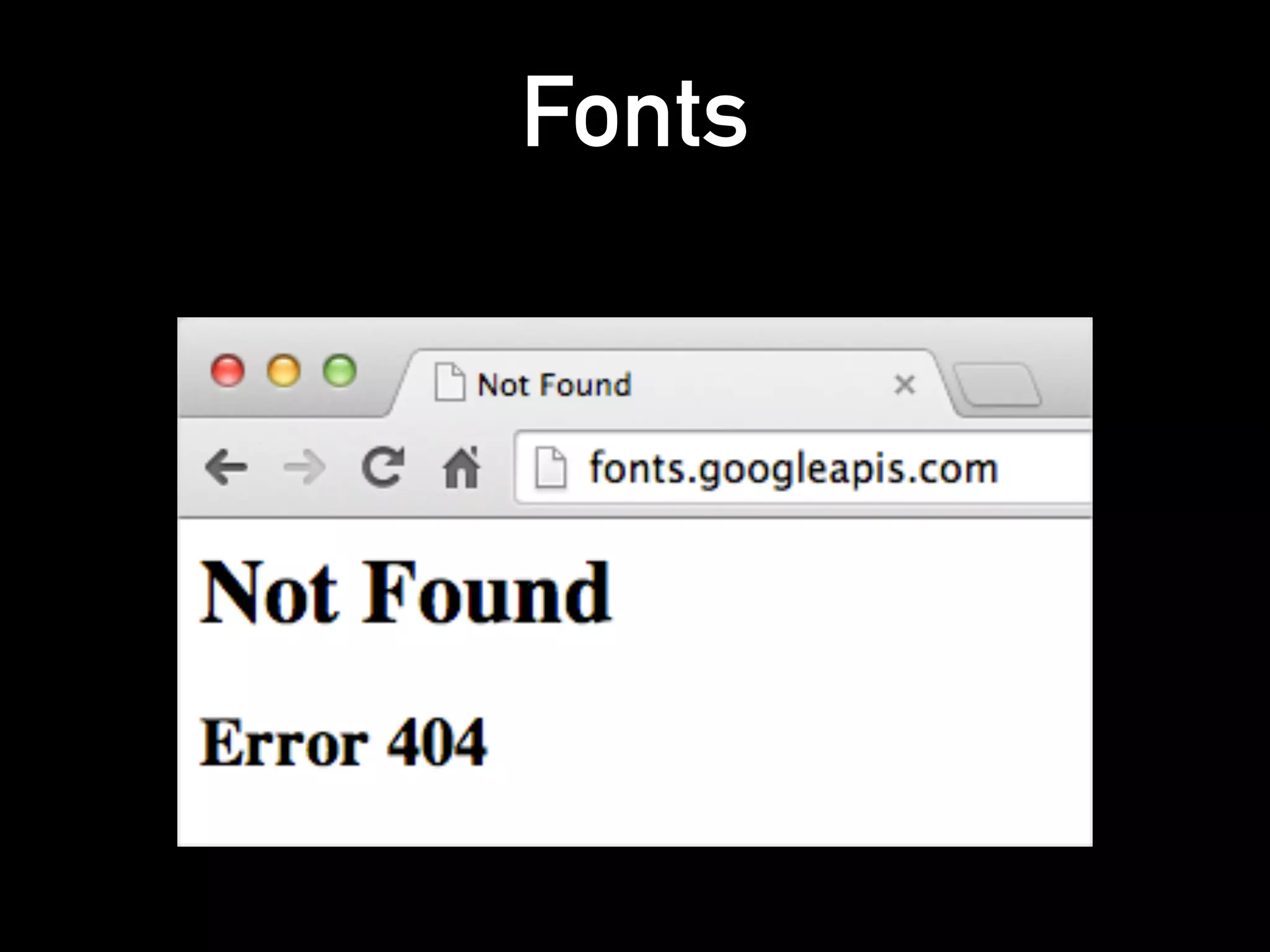 Fonts
 