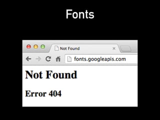 Fonts
 