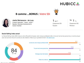 B comme …BONUS : Votre SSI
 