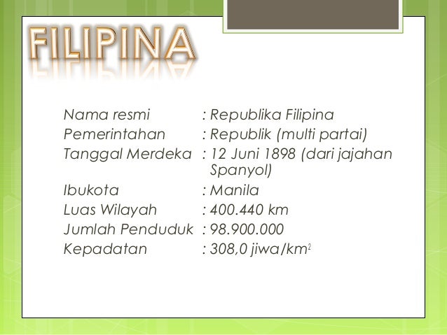 Profil Negara Filipina