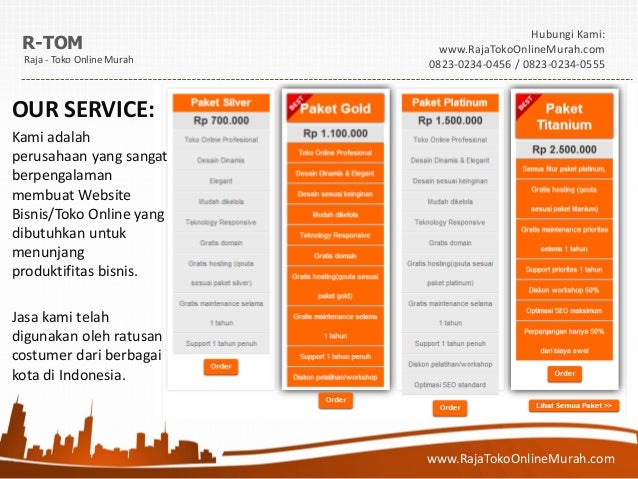 Bikin Website Toko Online Murah