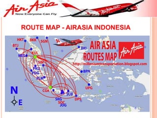 ROUTE MAP - AIRASIA INDONESIA
 