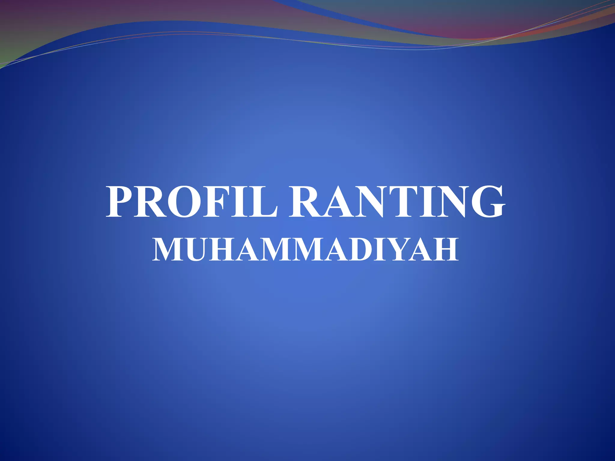 Profil ranting | PPTX