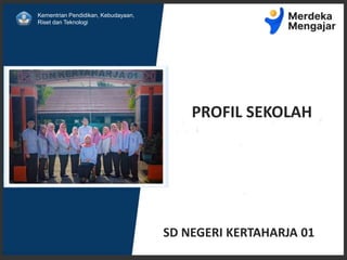 PROFIL SEKOLAH
Kementrian Pendidikan, Kebudayaan,
Riset dan Teknologi
SD NEGERI KERTAHARJA 01
 