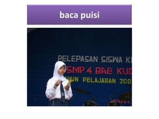 baca puisi
 