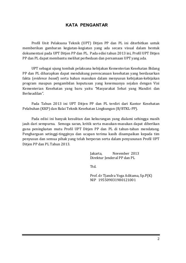 Profil UPT (Unit Pelaksana Teknis) Ditjen PP dan PL 2013 v2